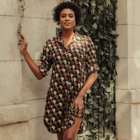 Africa Camo Dreams Shirt Dress