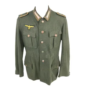 Original German WWII Kriegsmarine Coastal Artillery MarineArtillerieMaat NCO Uniform Tunic with Faded Markings