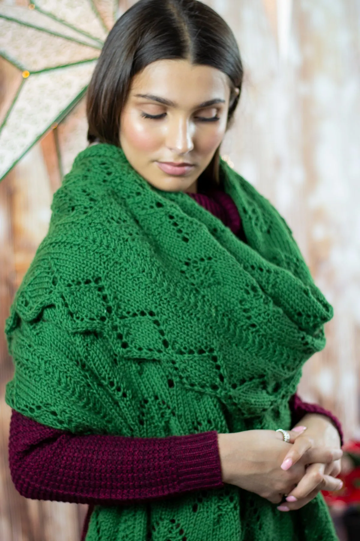 12 Days - Evergreen Shawl