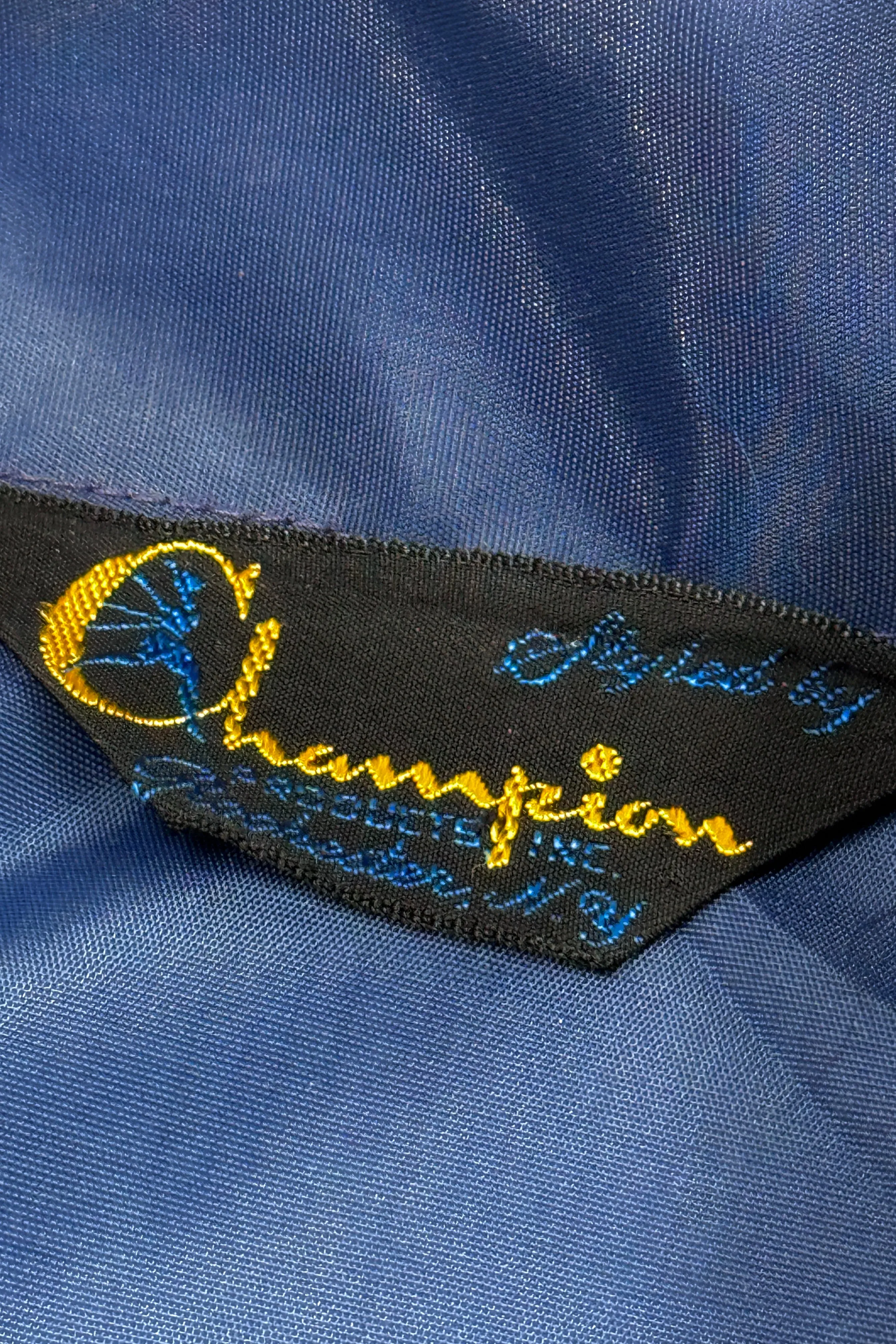 1960’S CHAMPION JOHNS HOPKINS MADE IN USA CROPPED COACHES JACKET MEDIUM