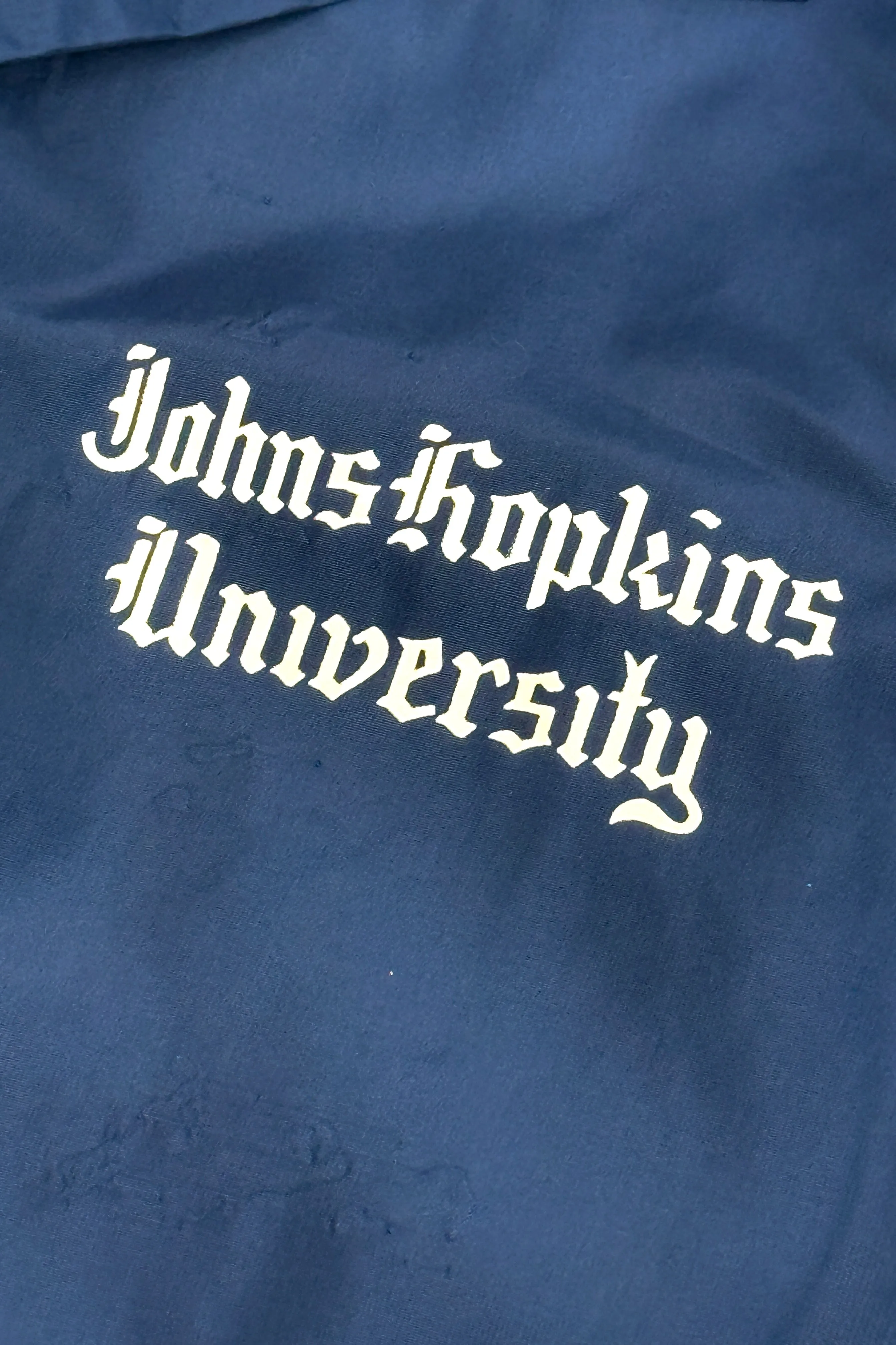 1960’S CHAMPION JOHNS HOPKINS MADE IN USA CROPPED COACHES JACKET MEDIUM