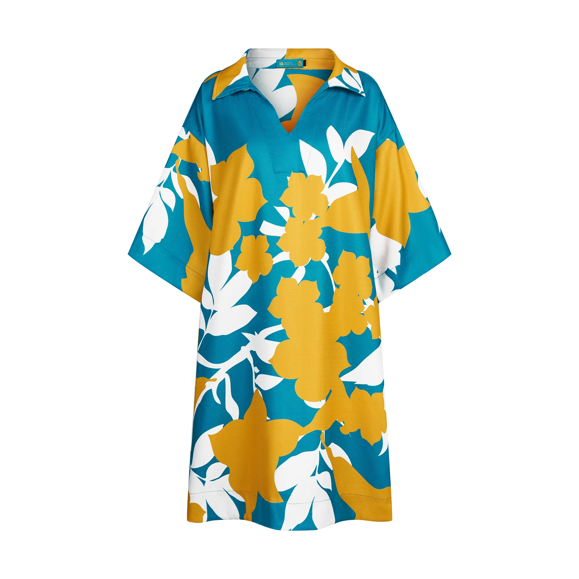 51ST INDEPENDENCE MINI KAFTAN-AQUA