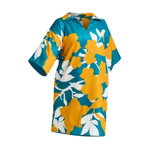 51ST INDEPENDENCE MINI KAFTAN-AQUA