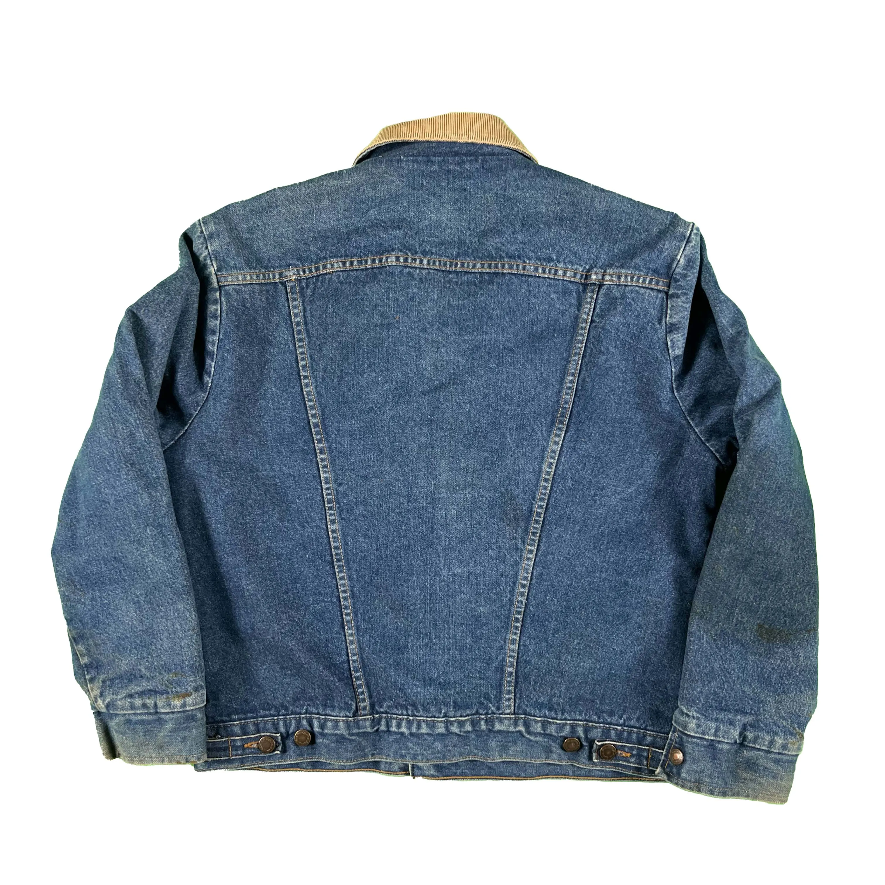 80s Blanket Lined Wrangler Denim Jacket- M