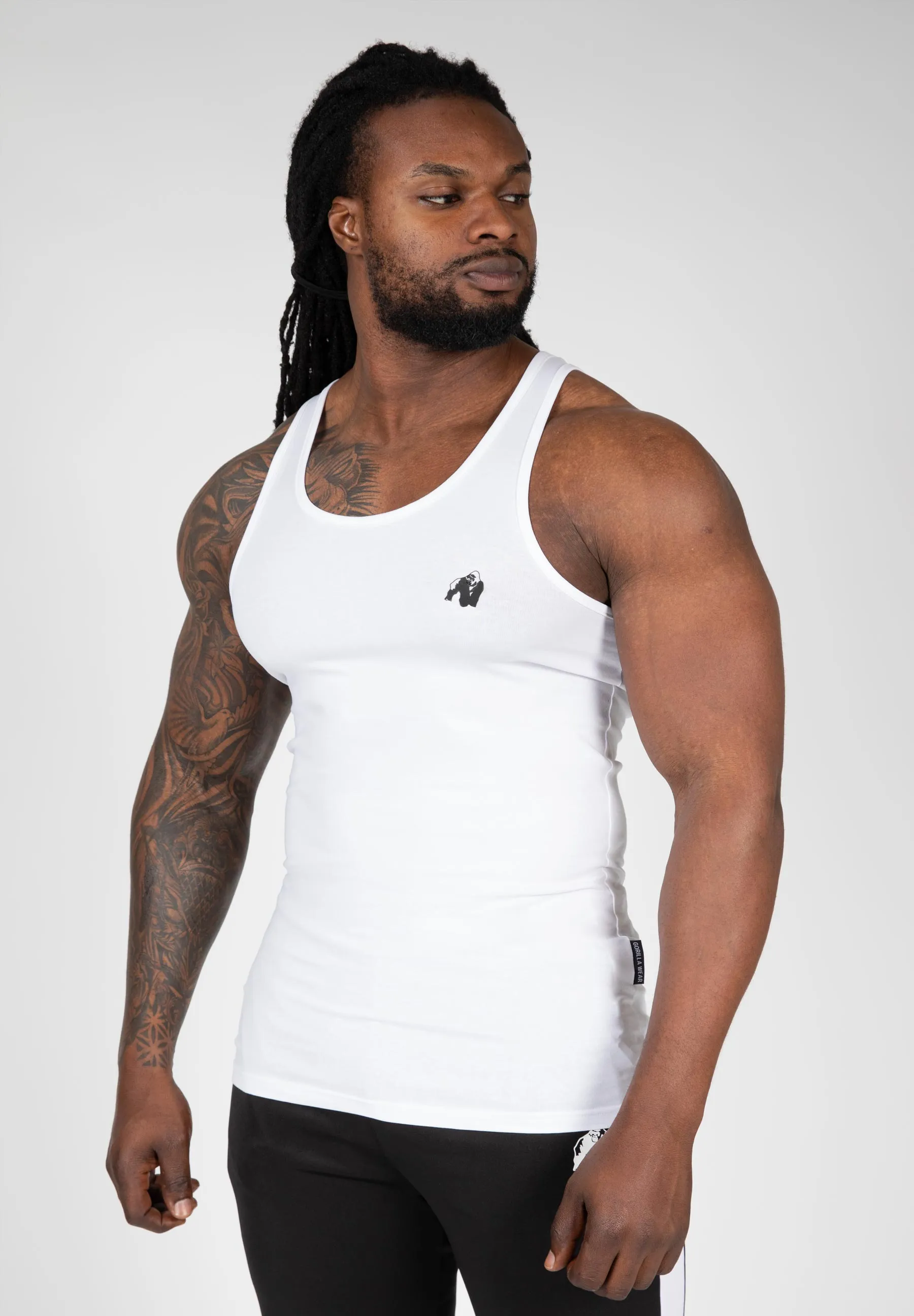 Adams Stretch Tank Top - White