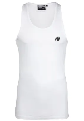 Adams stretch tank top white