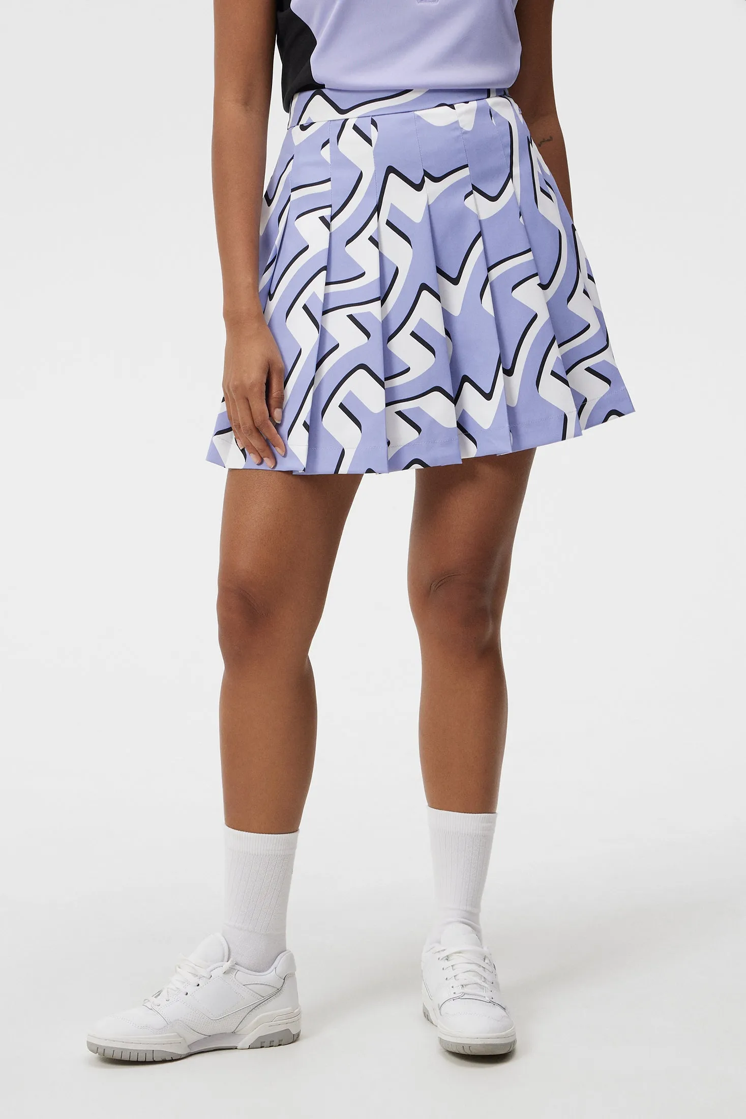 Adina Print Skirt / Bridge Wave Sweet Lavender