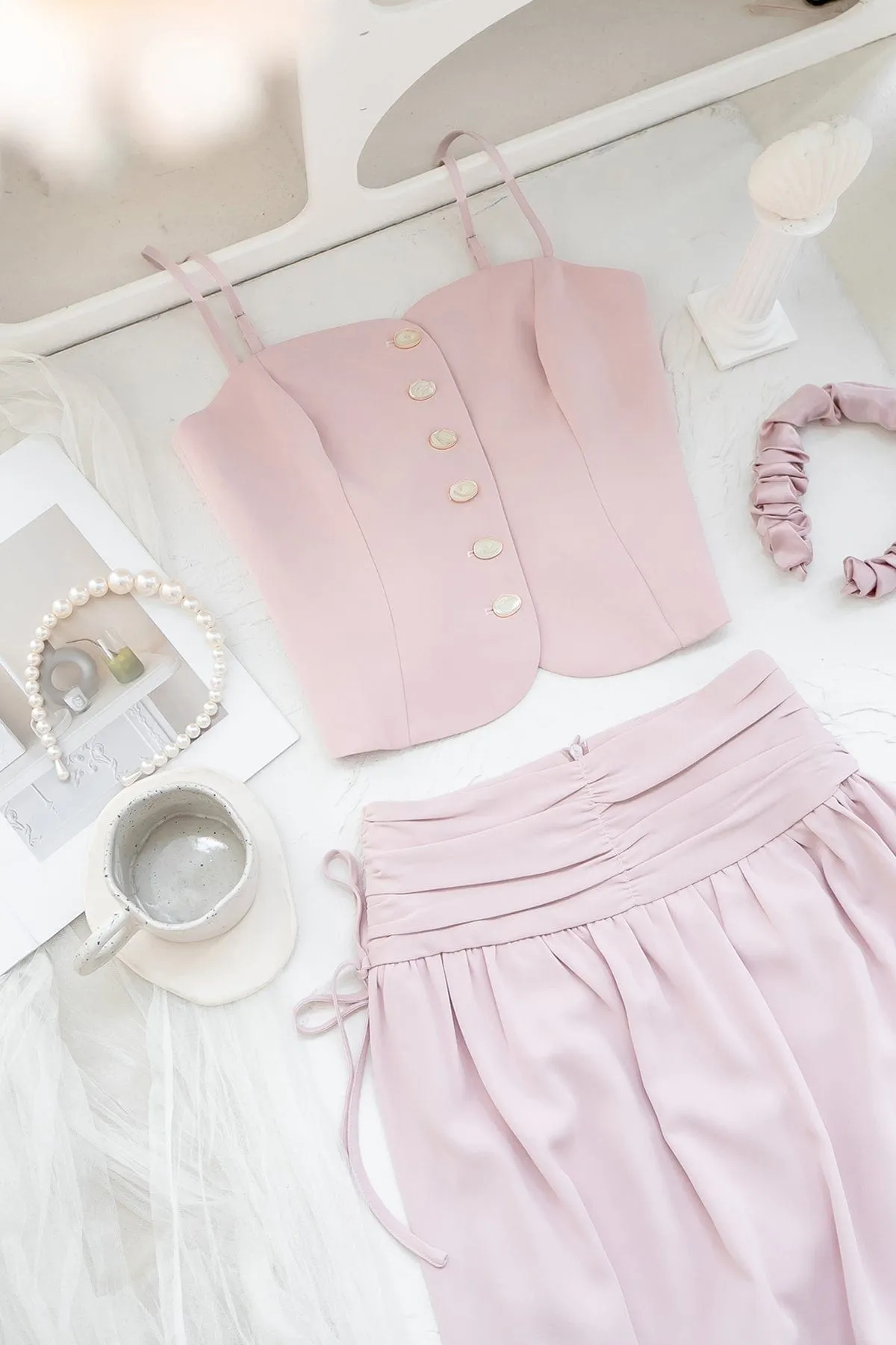 ADORA 2-PC SET IN PINK