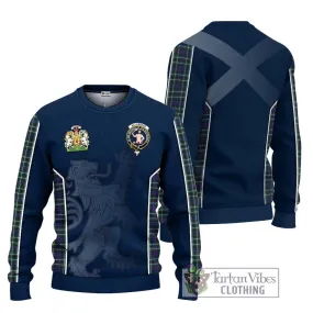 Allardice Tartan Ugly Sweater with Family Crest and Lion Rampant Vibes Sport Style