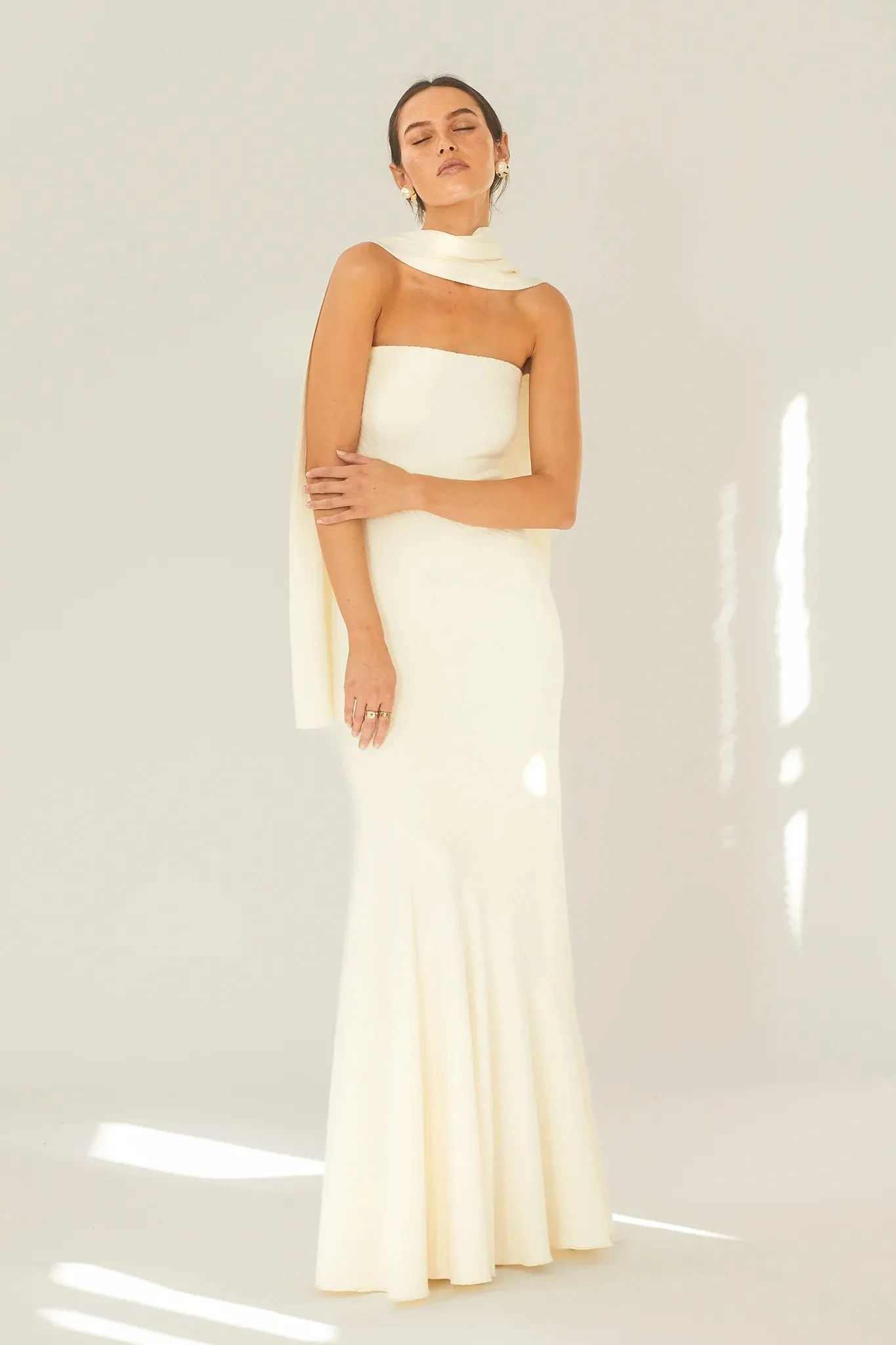 Arcina Ori Juliana Dress (Ivory)