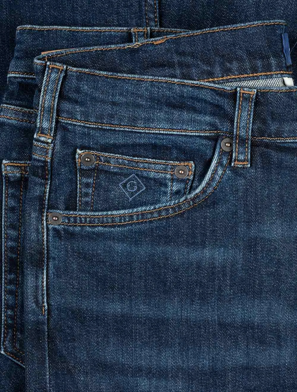 Arley Jeans Dark Blue Worn In