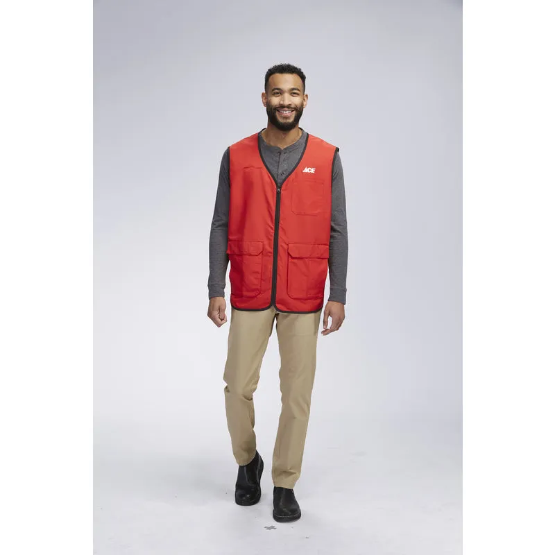 Artcraft No Snag XL Sizes Men's Sleeveless V-Neck Red Vest