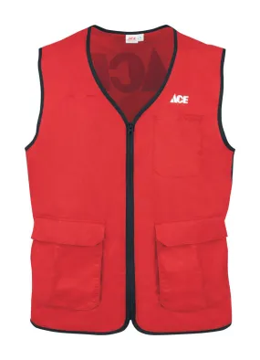 Artcraft No Snag XL Sizes Men's Sleeveless V-Neck Red Vest