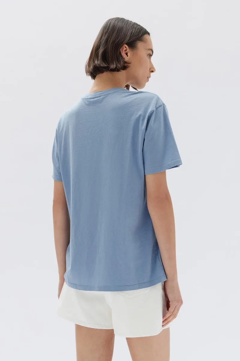 Assembly Label - Everyday Organic Logo Tee - Glacial/White