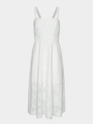 Aubrey C Dress in White