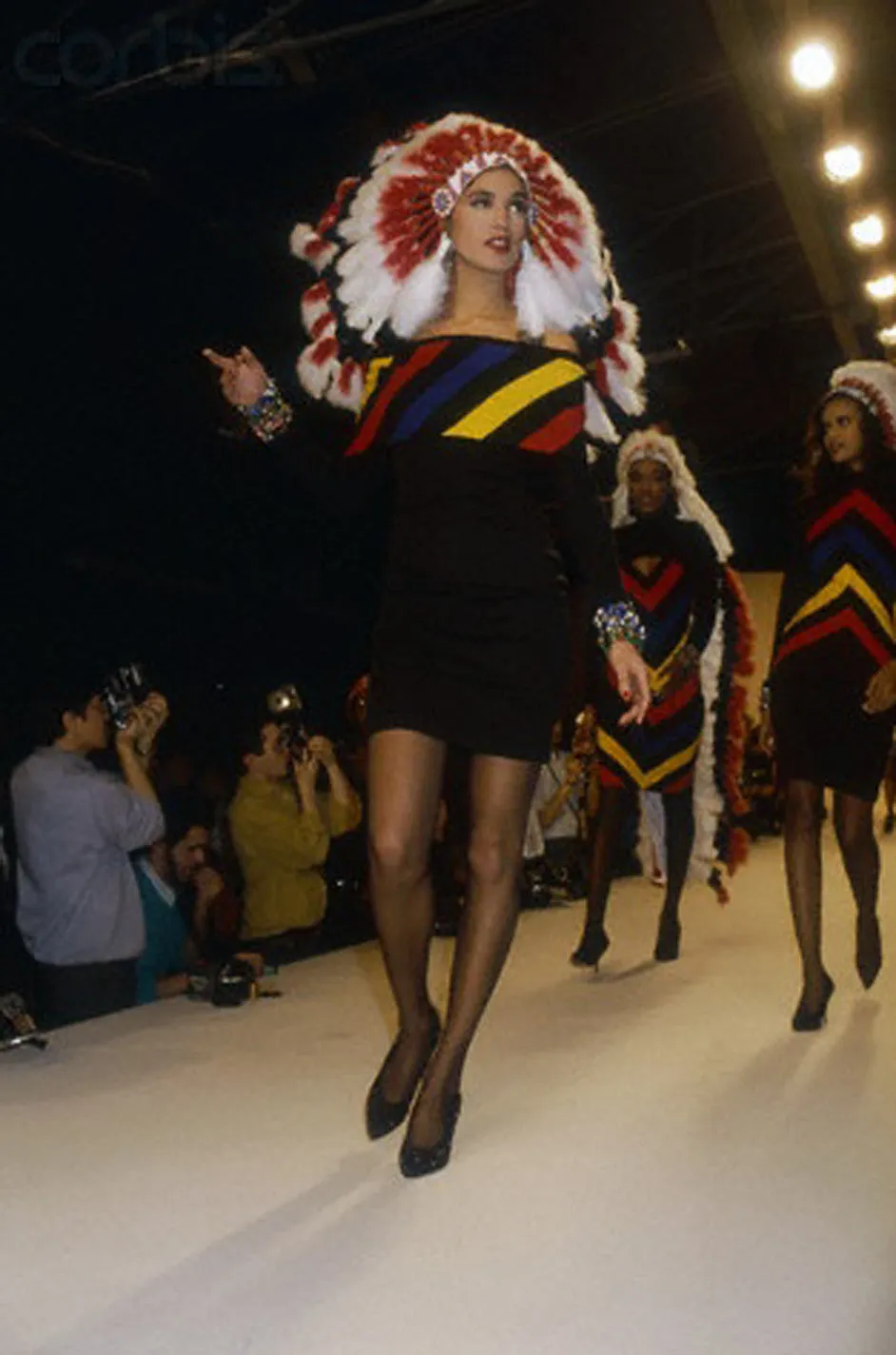 A/W 1989 Striped Off Shoulder Patrick Kelly