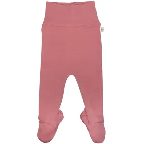 Baby Footed Pants, Merino Wool, Blush