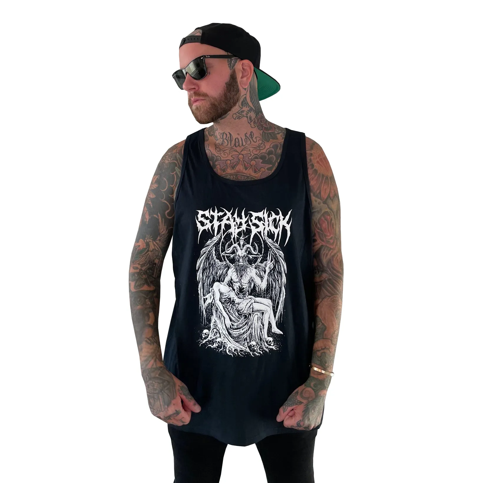 Baphomet Black Tank Top