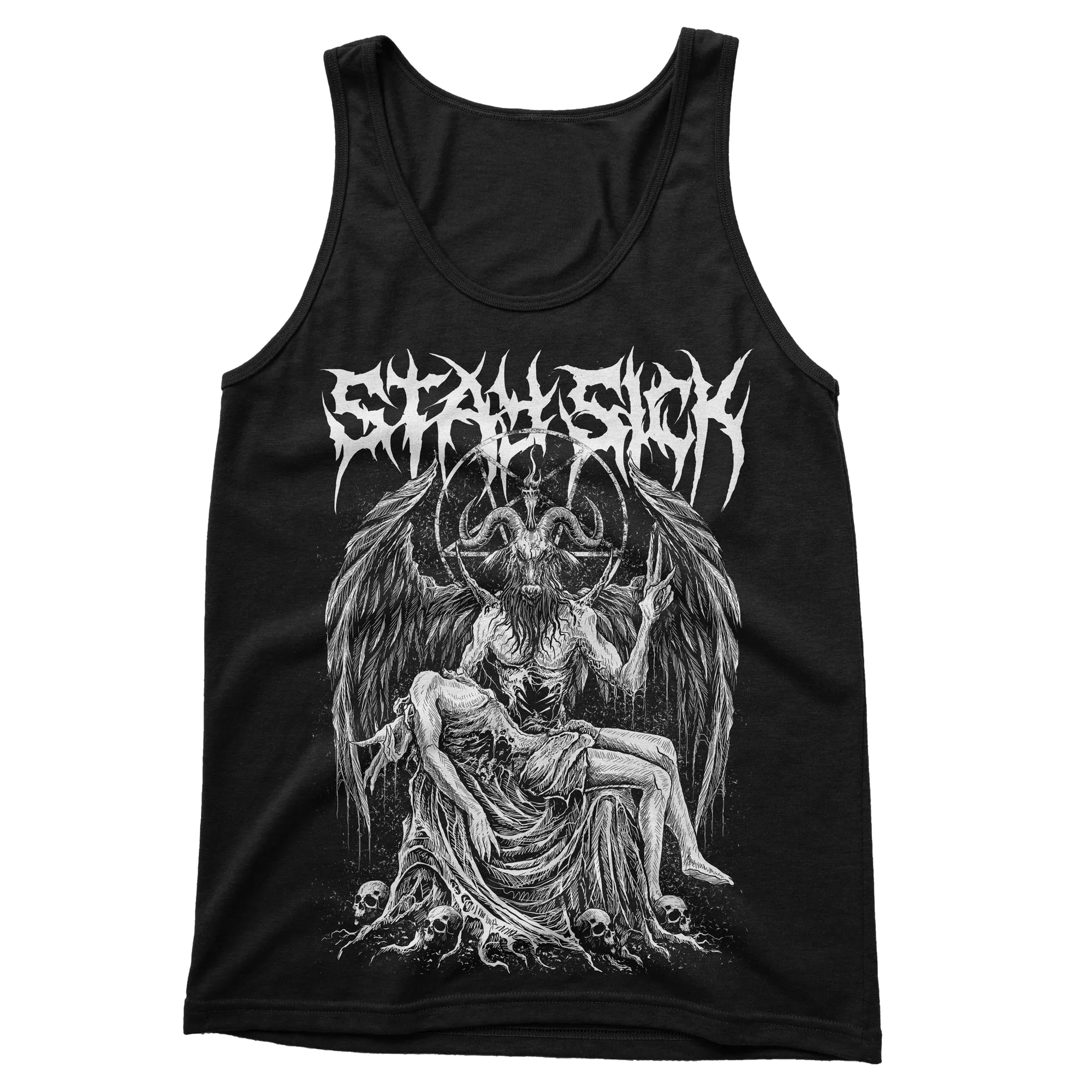 Baphomet Black Tank Top