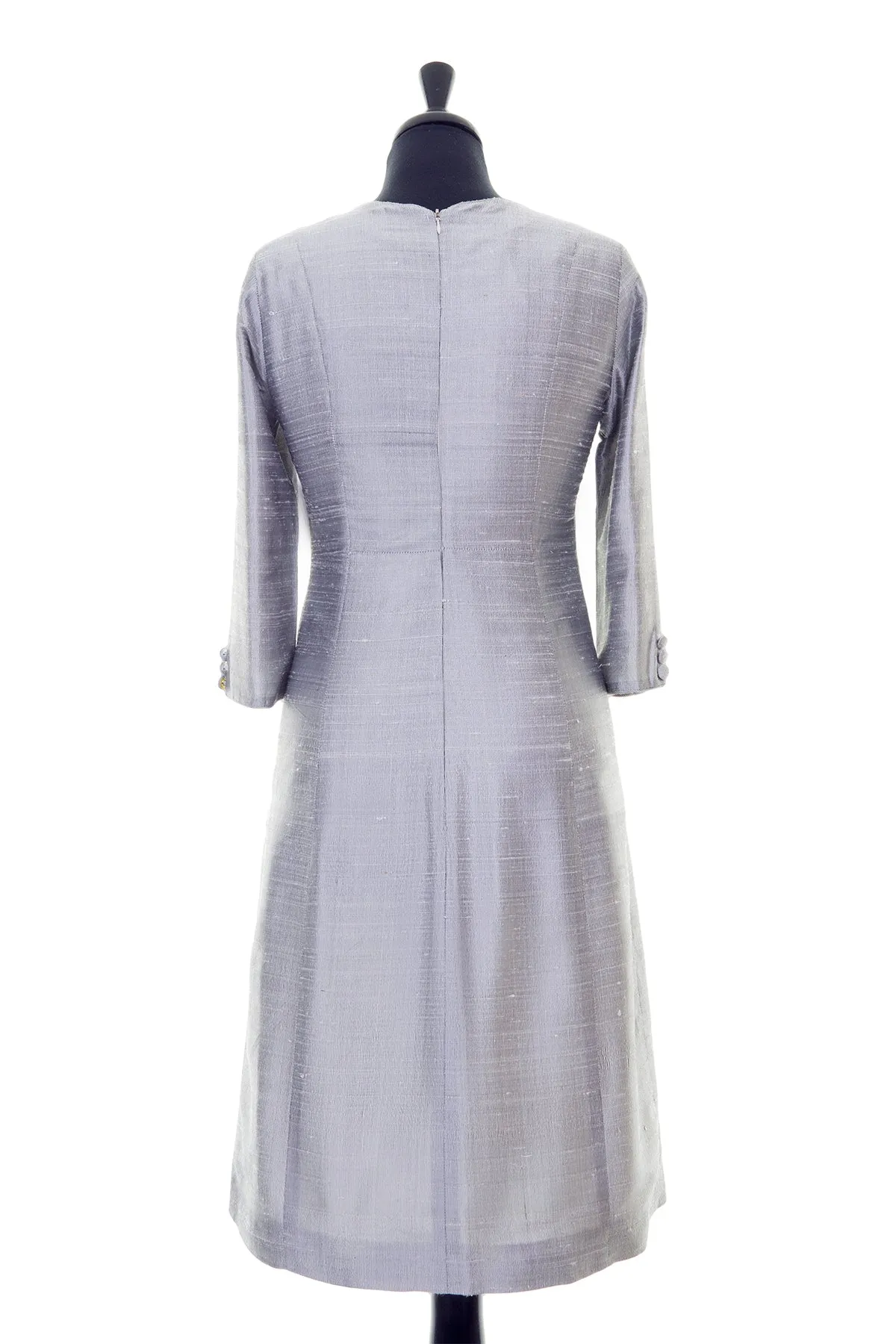 Bardot Dress in Silver