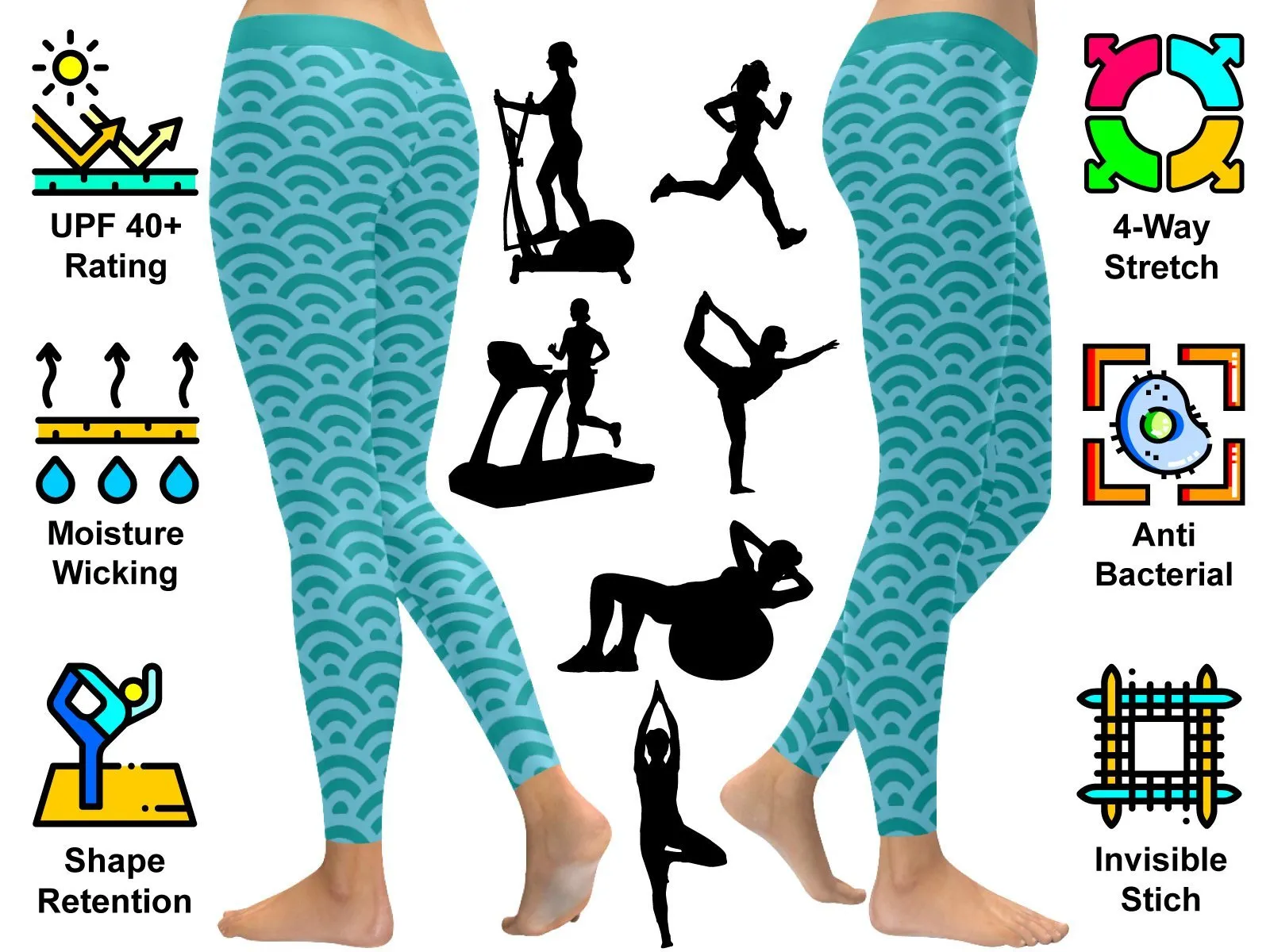 Be The Light Soft Leggings For Women - Christian Leggings For Women