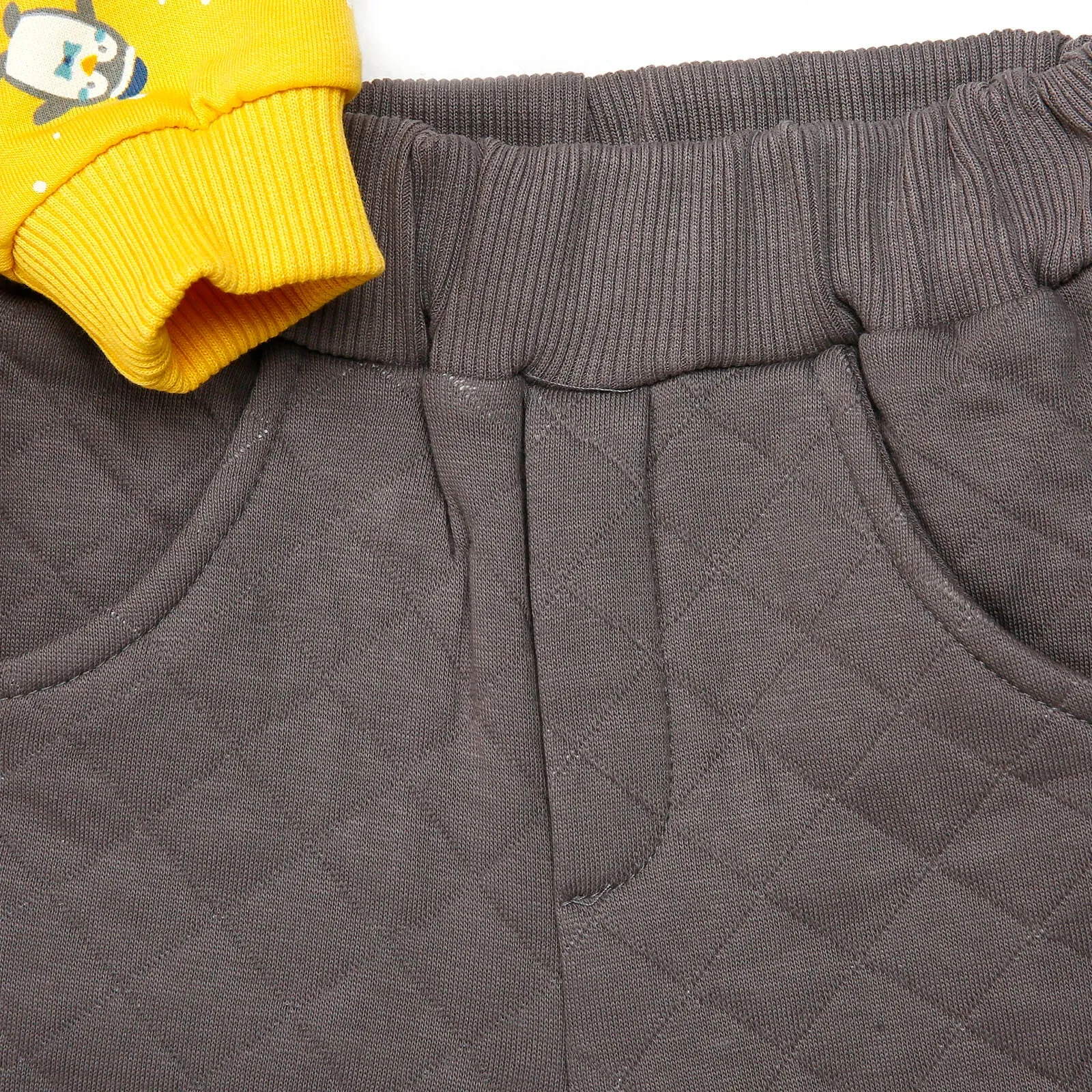 Bebetto Sweatshirt-Vest-Bottom - Yellow