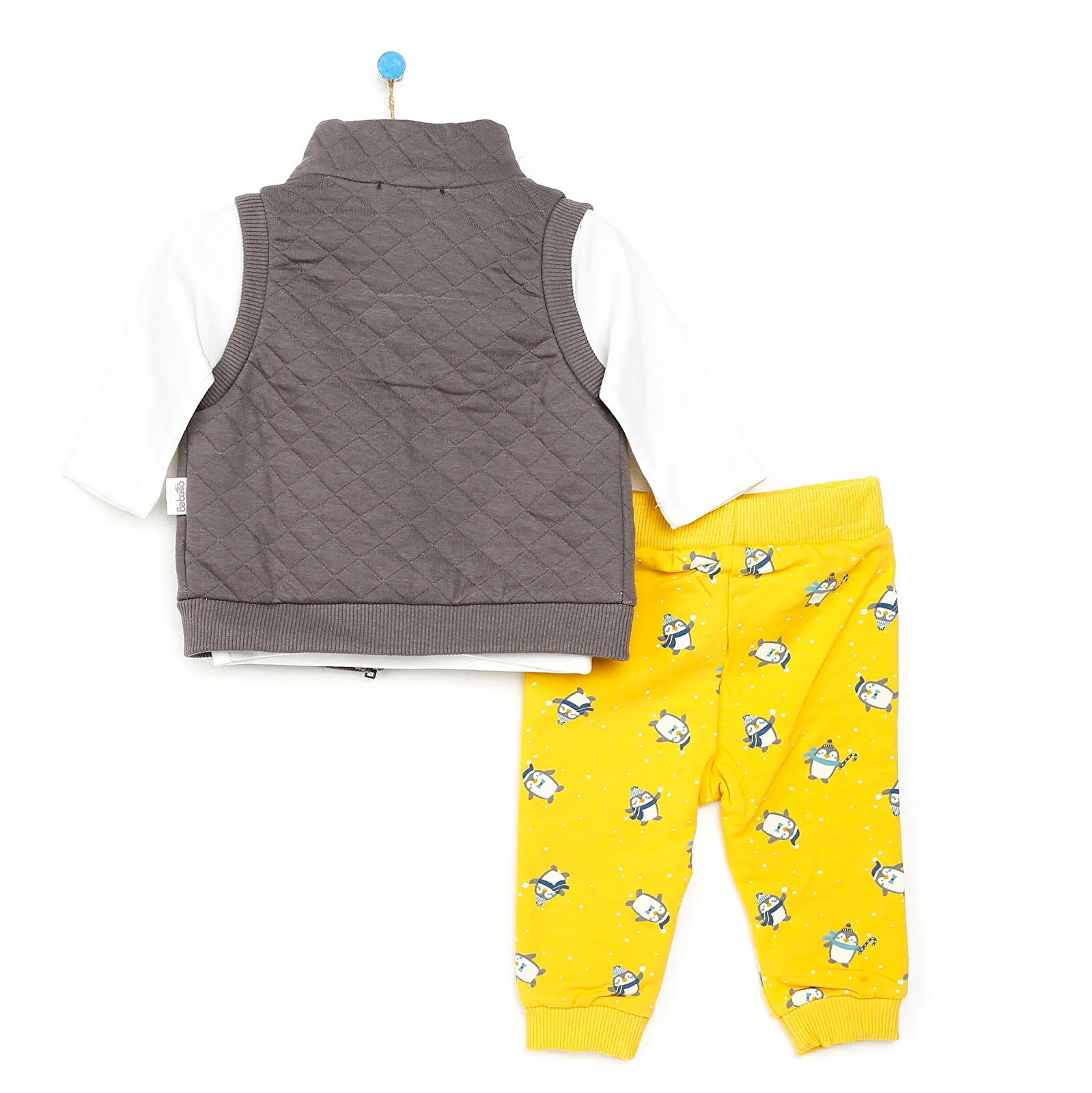 Bebetto Sweatshirt-Vest-Bottom - Yellow