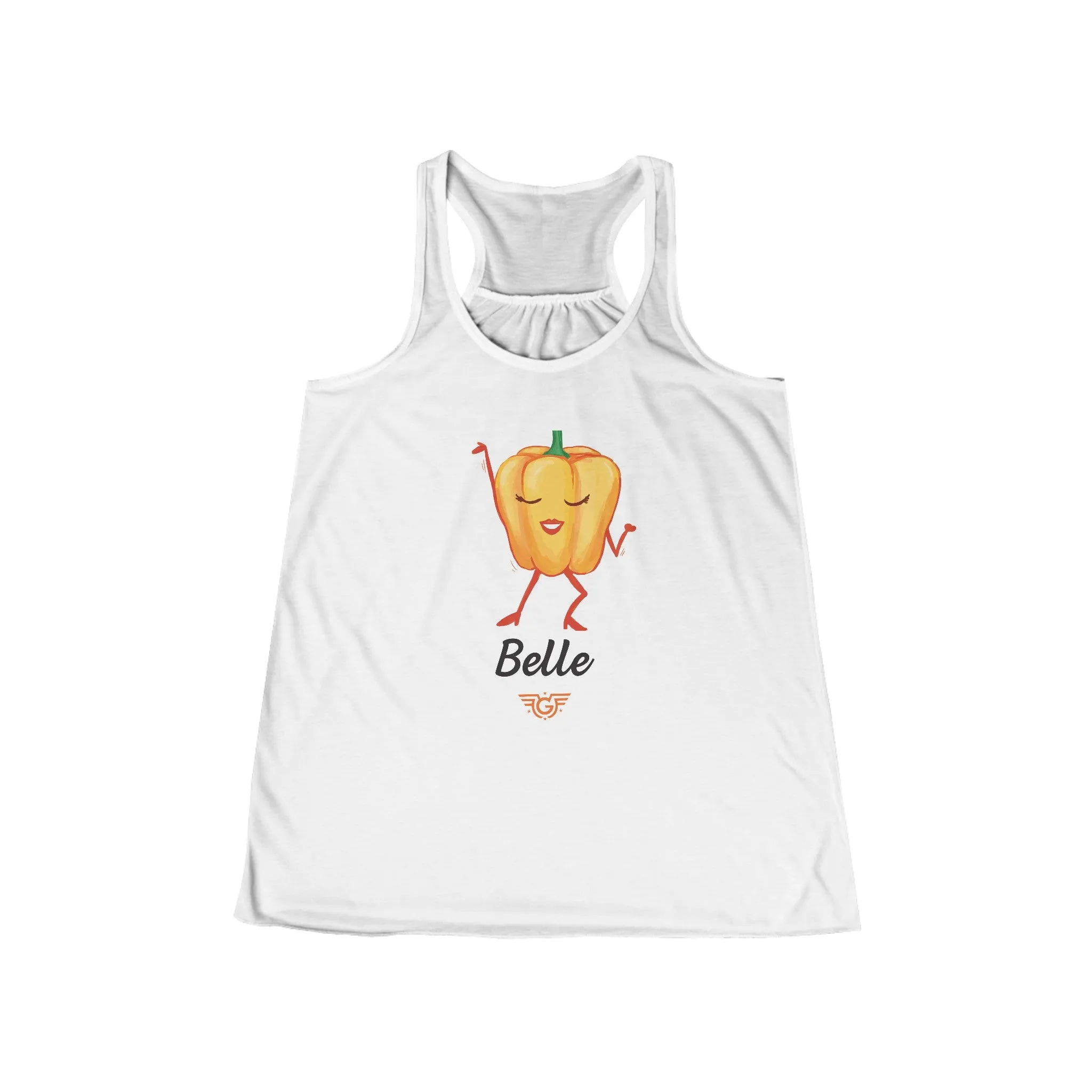 Belle Pepper Flowy Racerback Tank (Women)