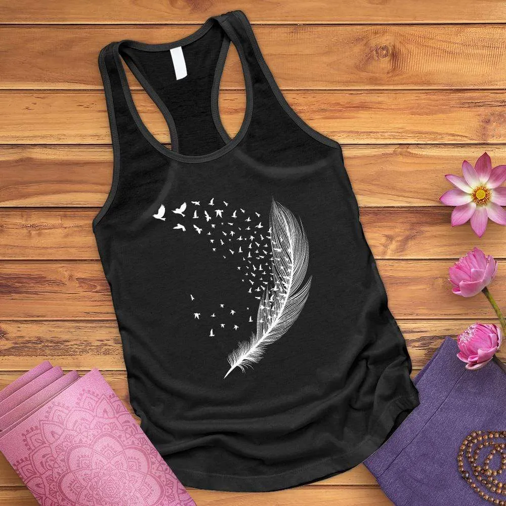 Bird Feather Tank Top