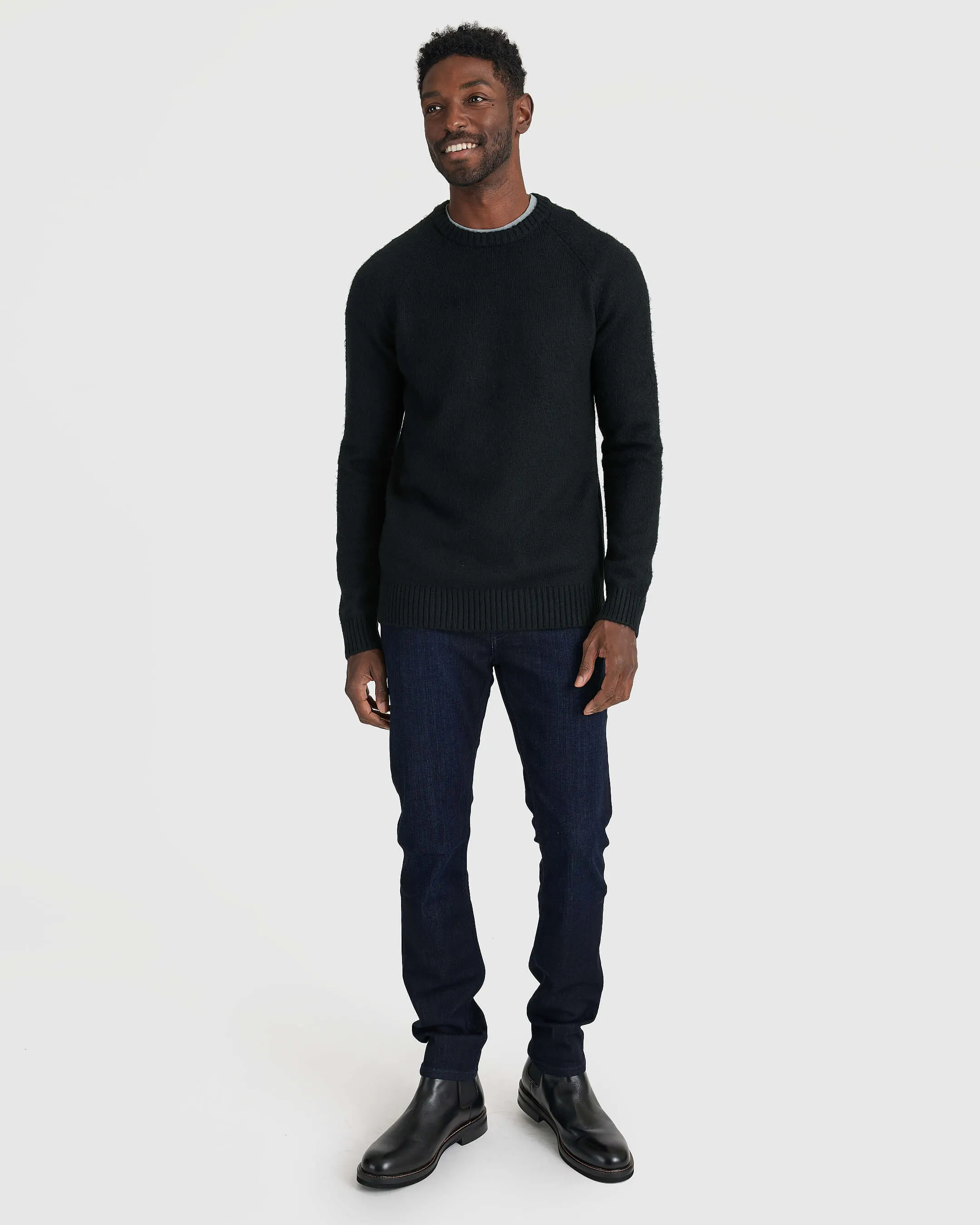 Black Crew Neck Sweater