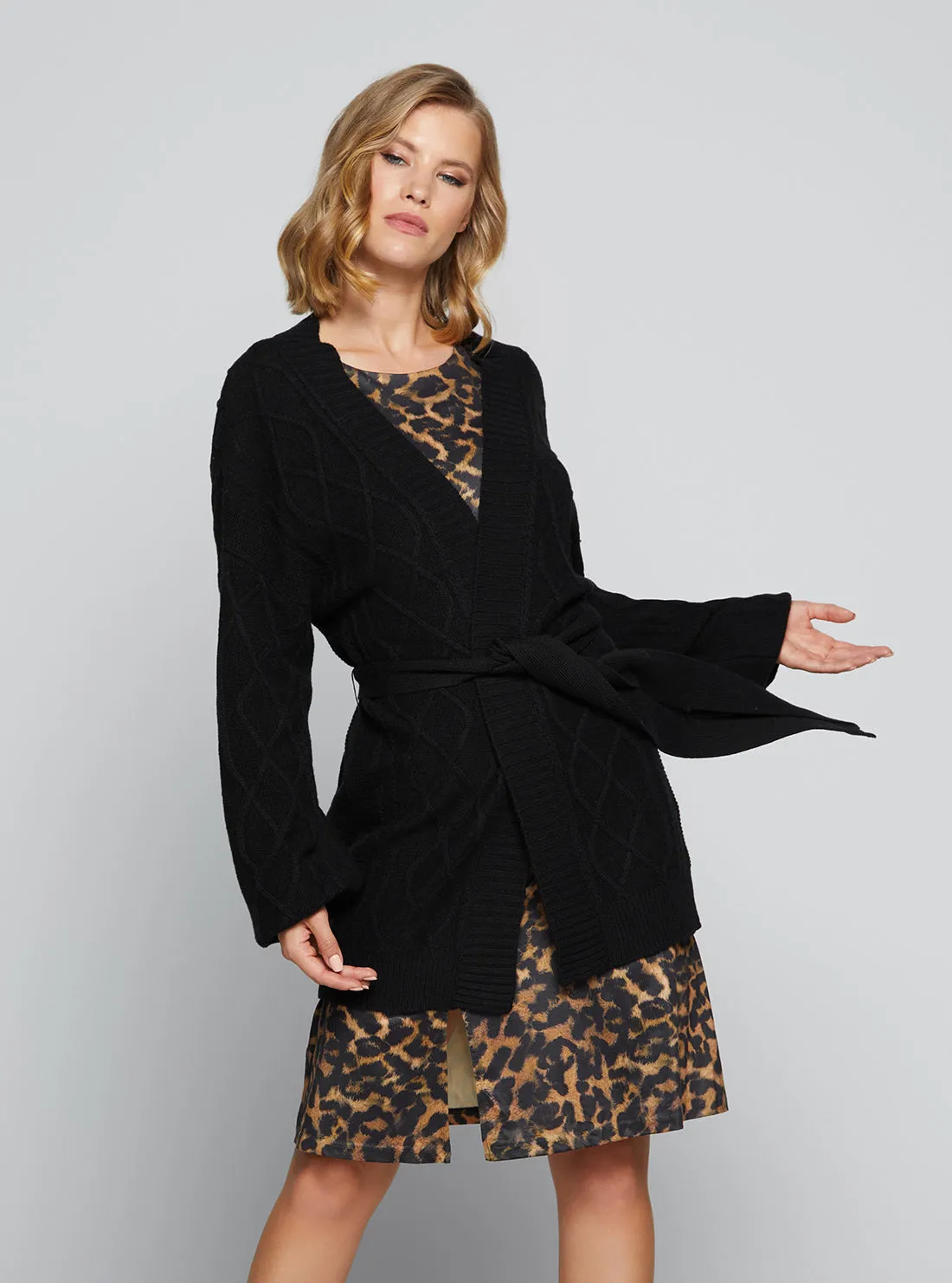 Black Edwige Cardigan