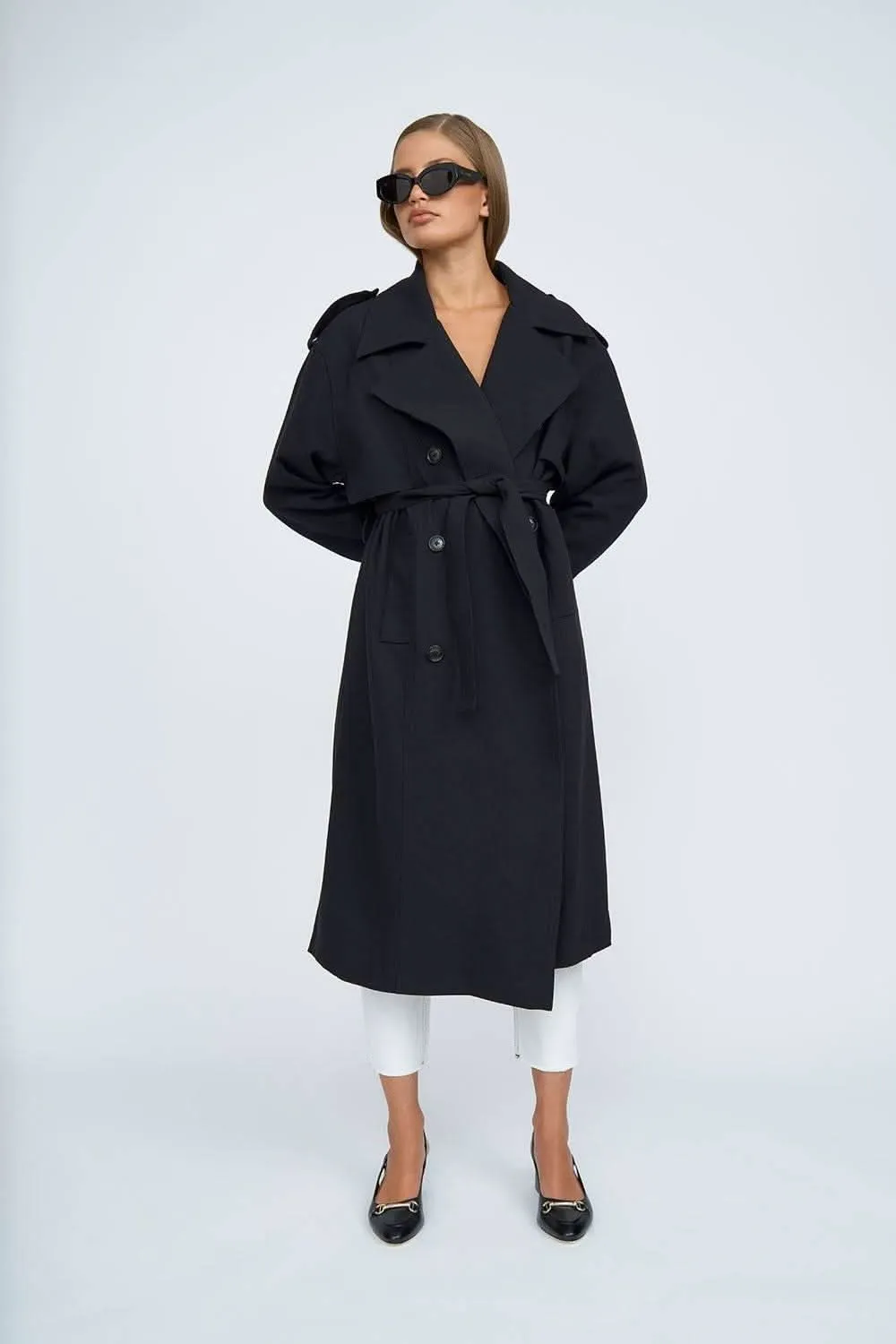 Blair Belted Trench Coat