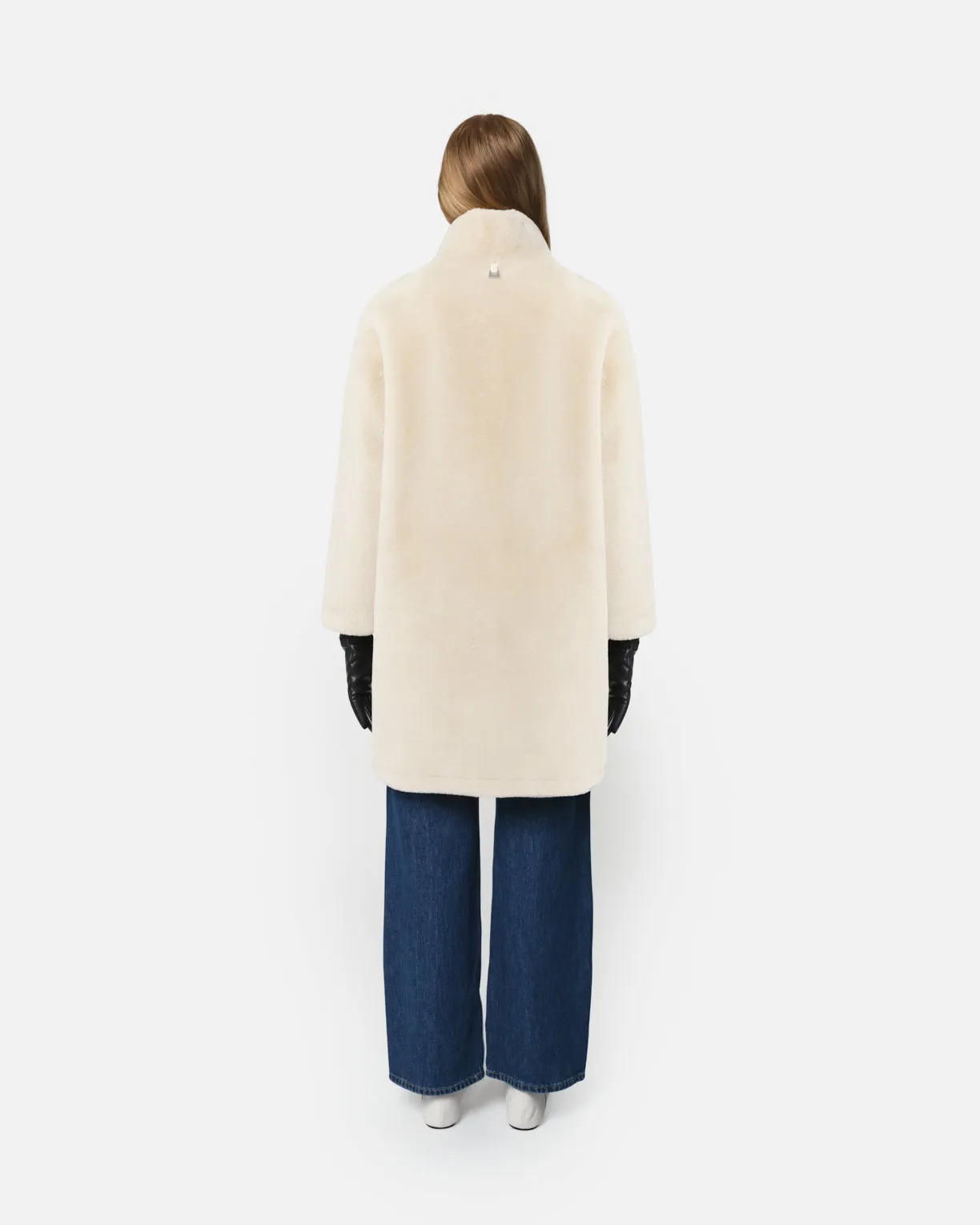 Blair Latte Mid-Length Coat