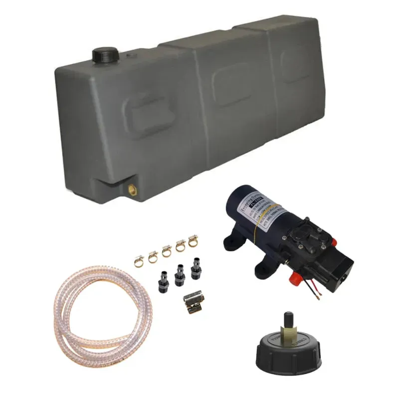 Boab 50L Tapered Water Tank, Hose and Pump Kit