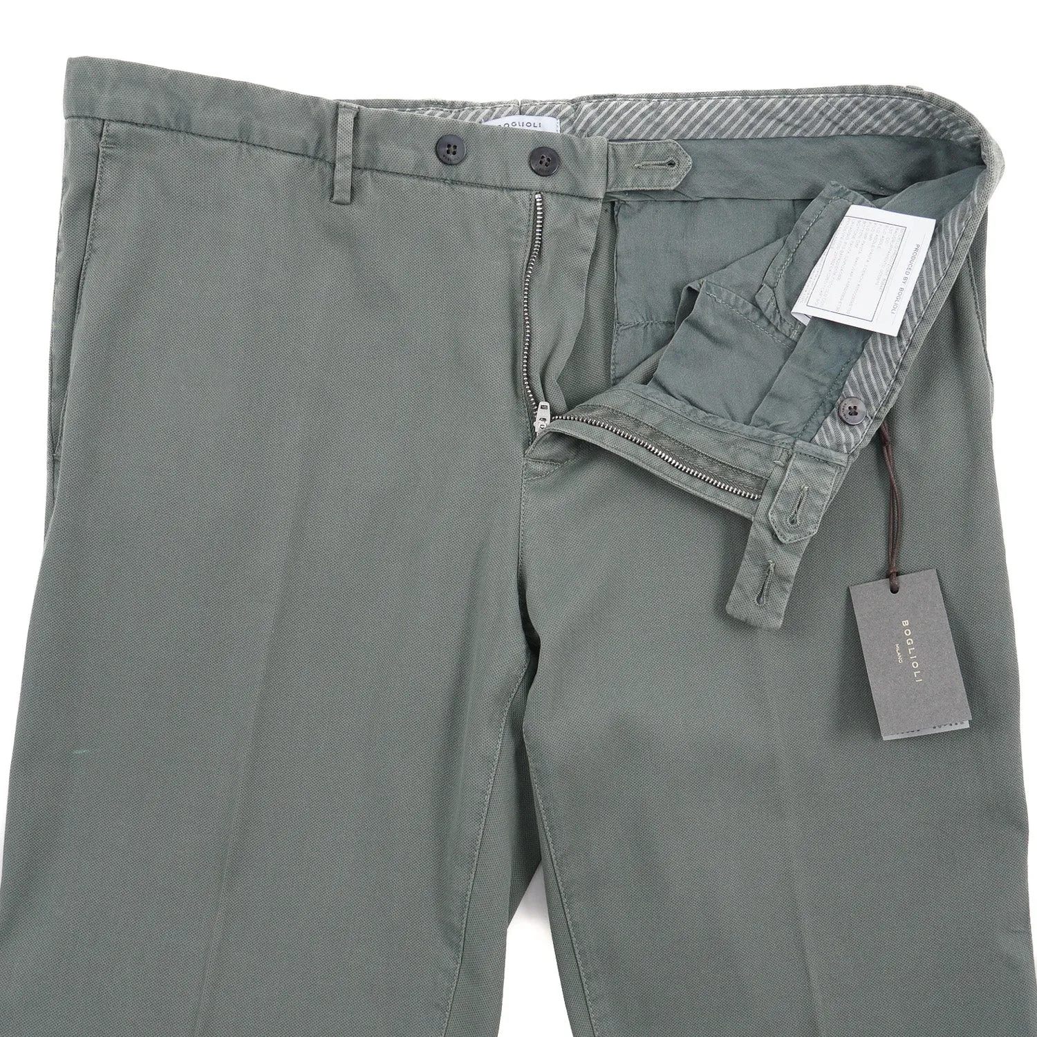 Boglioli Woven Cotton Pants