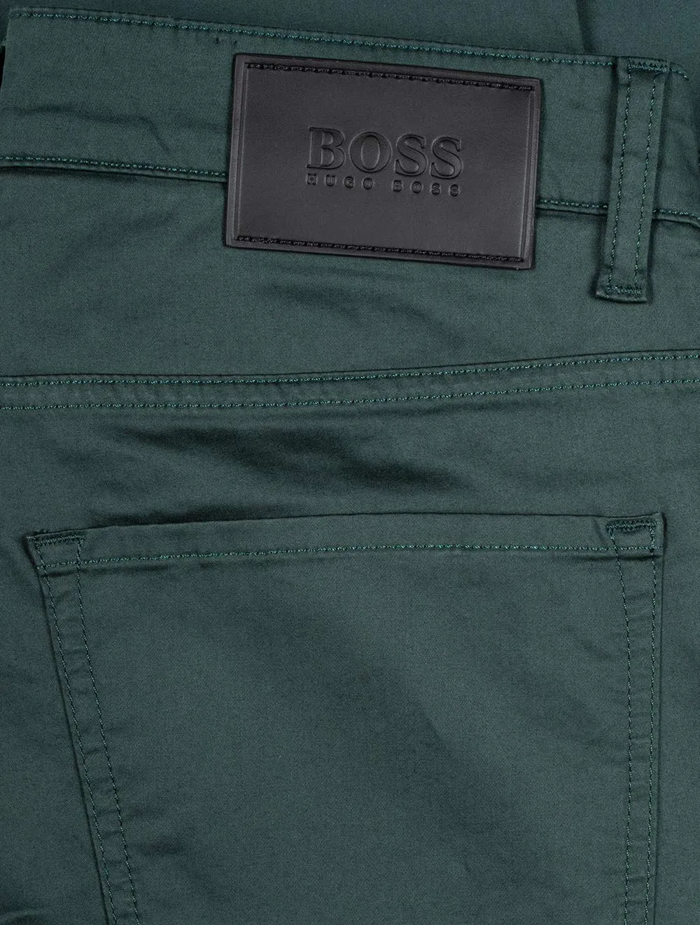 Boss Delaware3 Slim-Fit Jeans in Comfort Stretch Denim Green