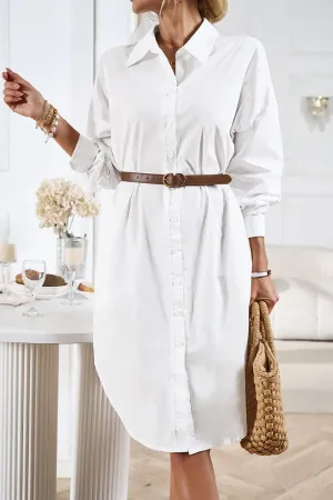 Button Up Shirt Dress