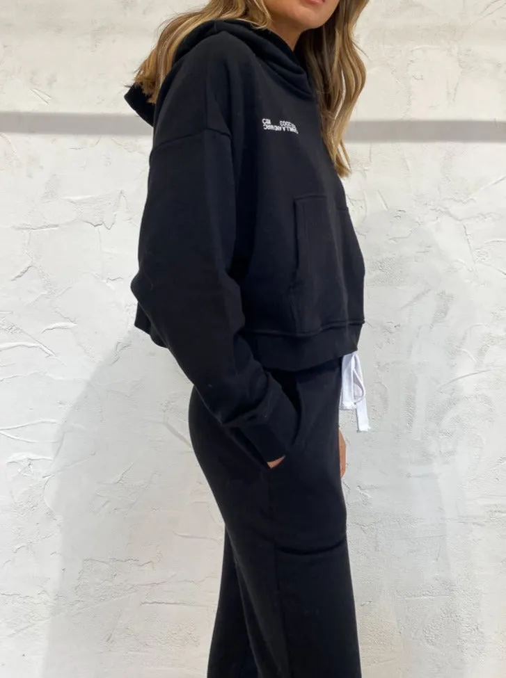 Camilla and Marc Jordan Logo Hoodie In Black