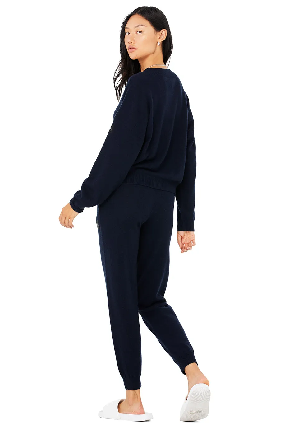 Cashmere Jet Set V-Neck Pullover & Cashmere Jet Set Pant Set