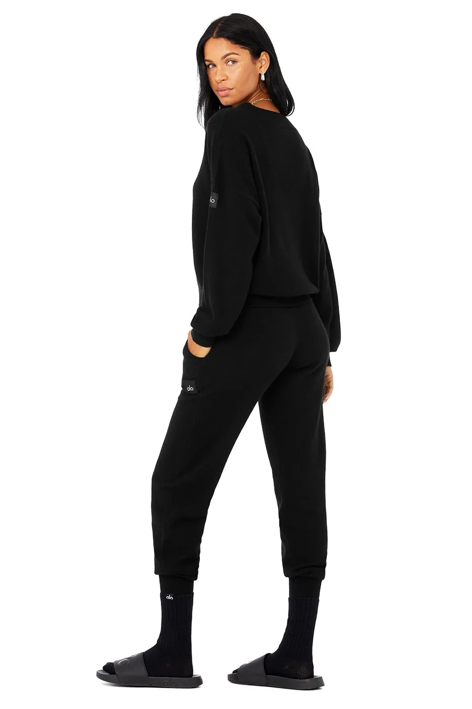 Cashmere Jet Set V-Neck Pullover & Cashmere Jet Set Pant Set