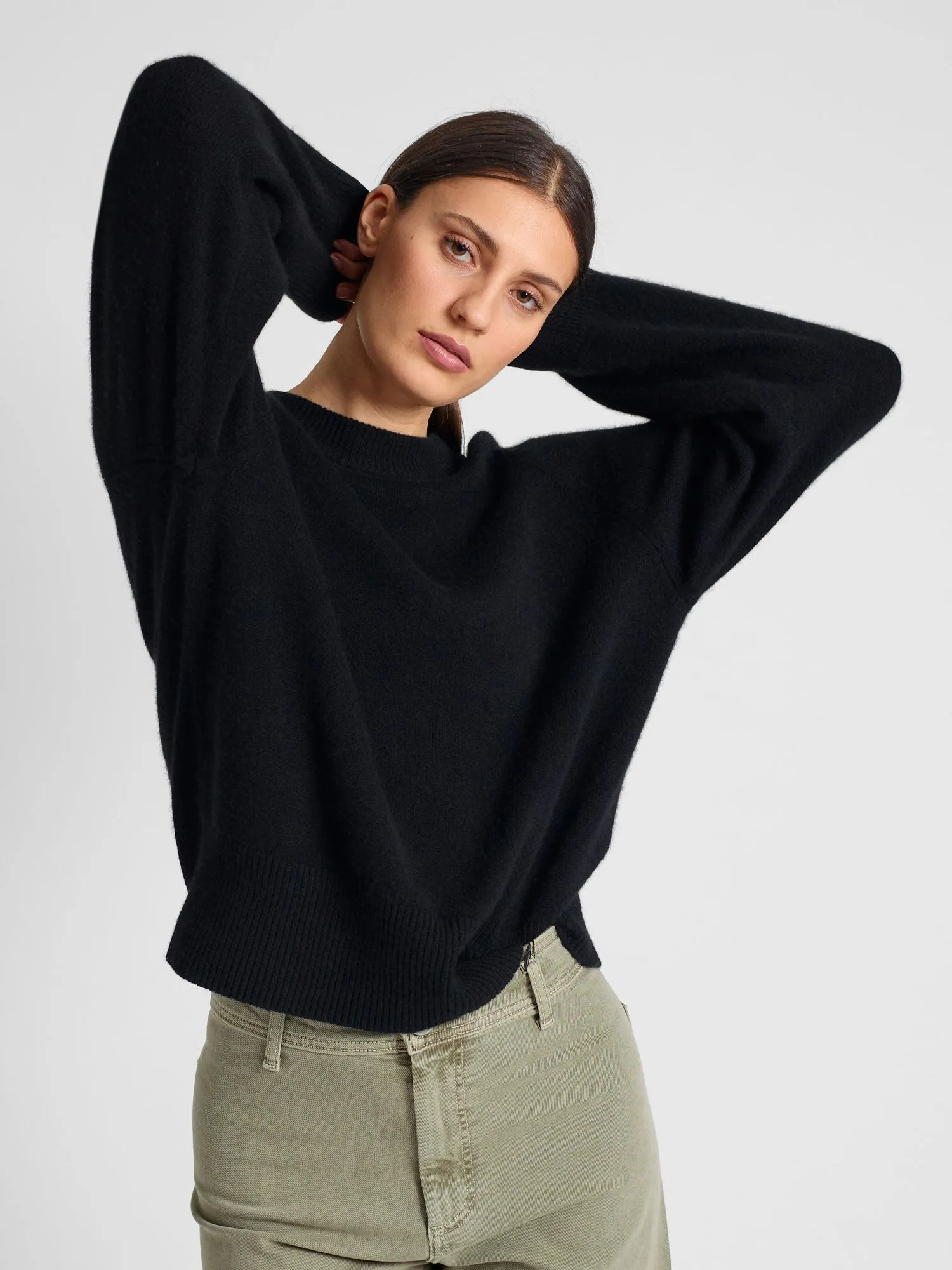 Cashmere sweater "Signy" - black