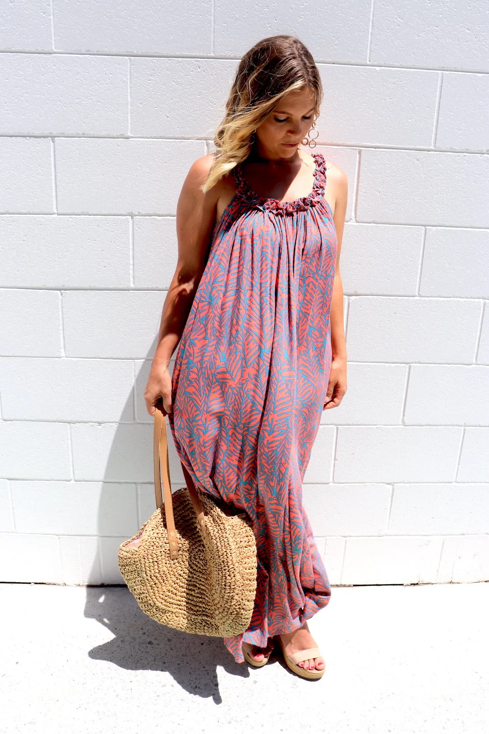 Celine Maxi Dress In Fossil