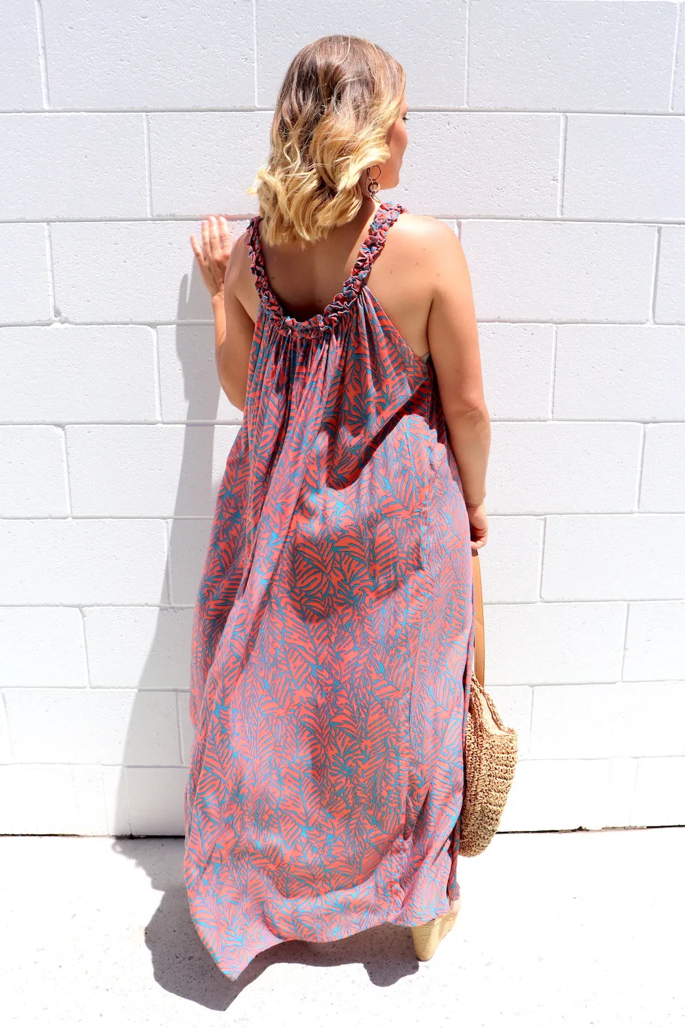 Celine Maxi Dress In Fossil