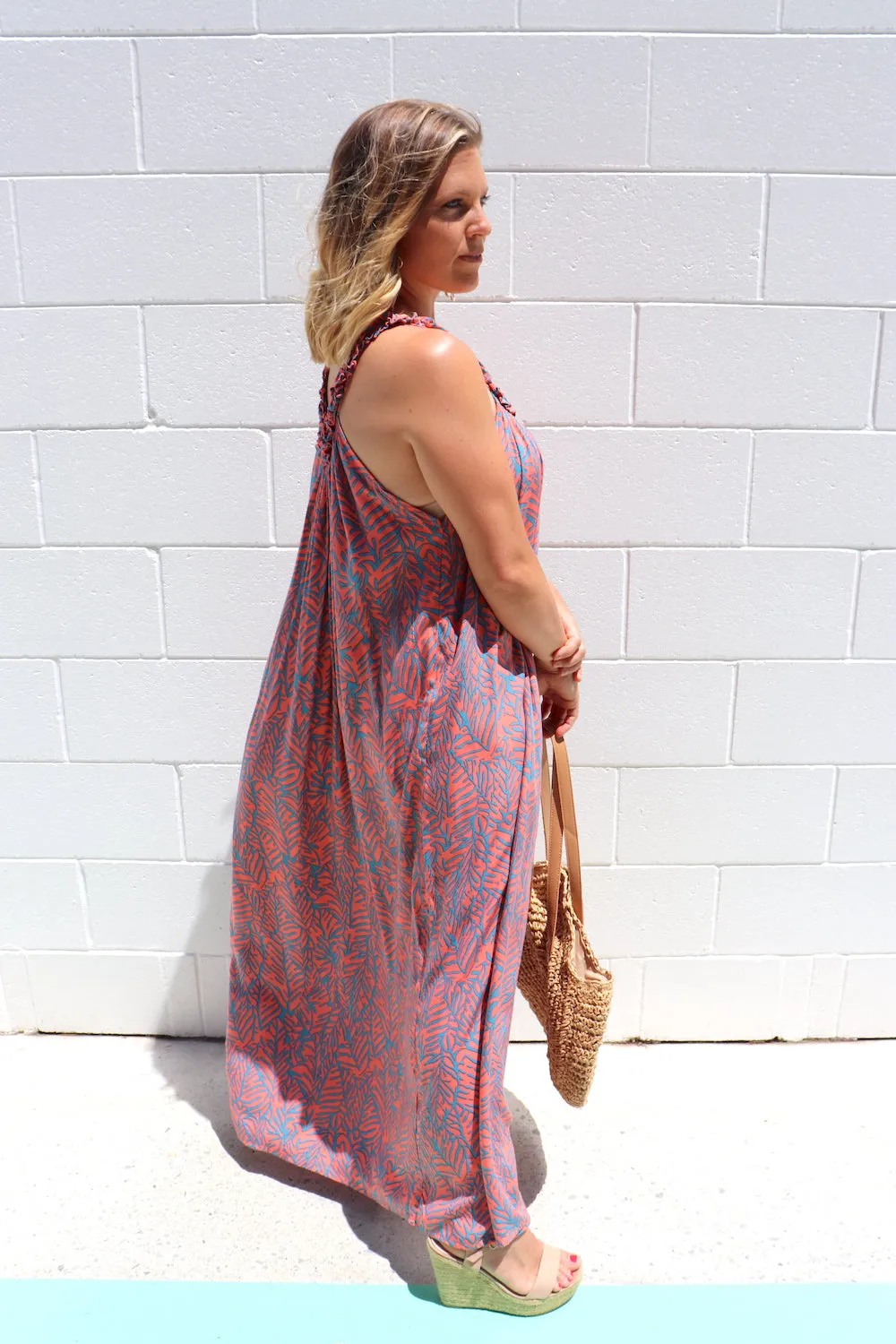 Celine Maxi Dress In Fossil