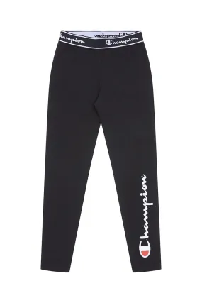 Champion Girls Script Tight - Kids - Black