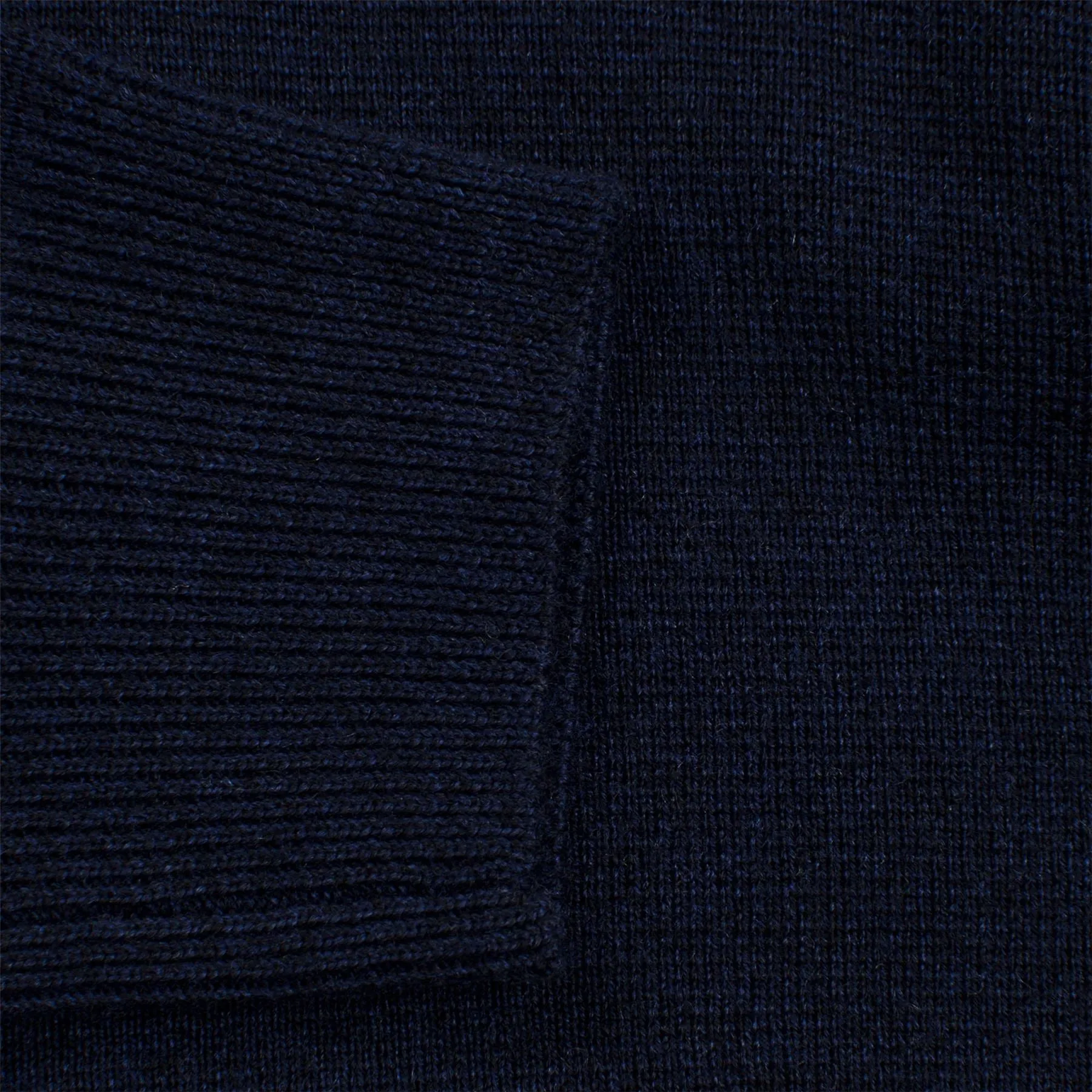 Chester Merino Sweater Navy Melange - 2024