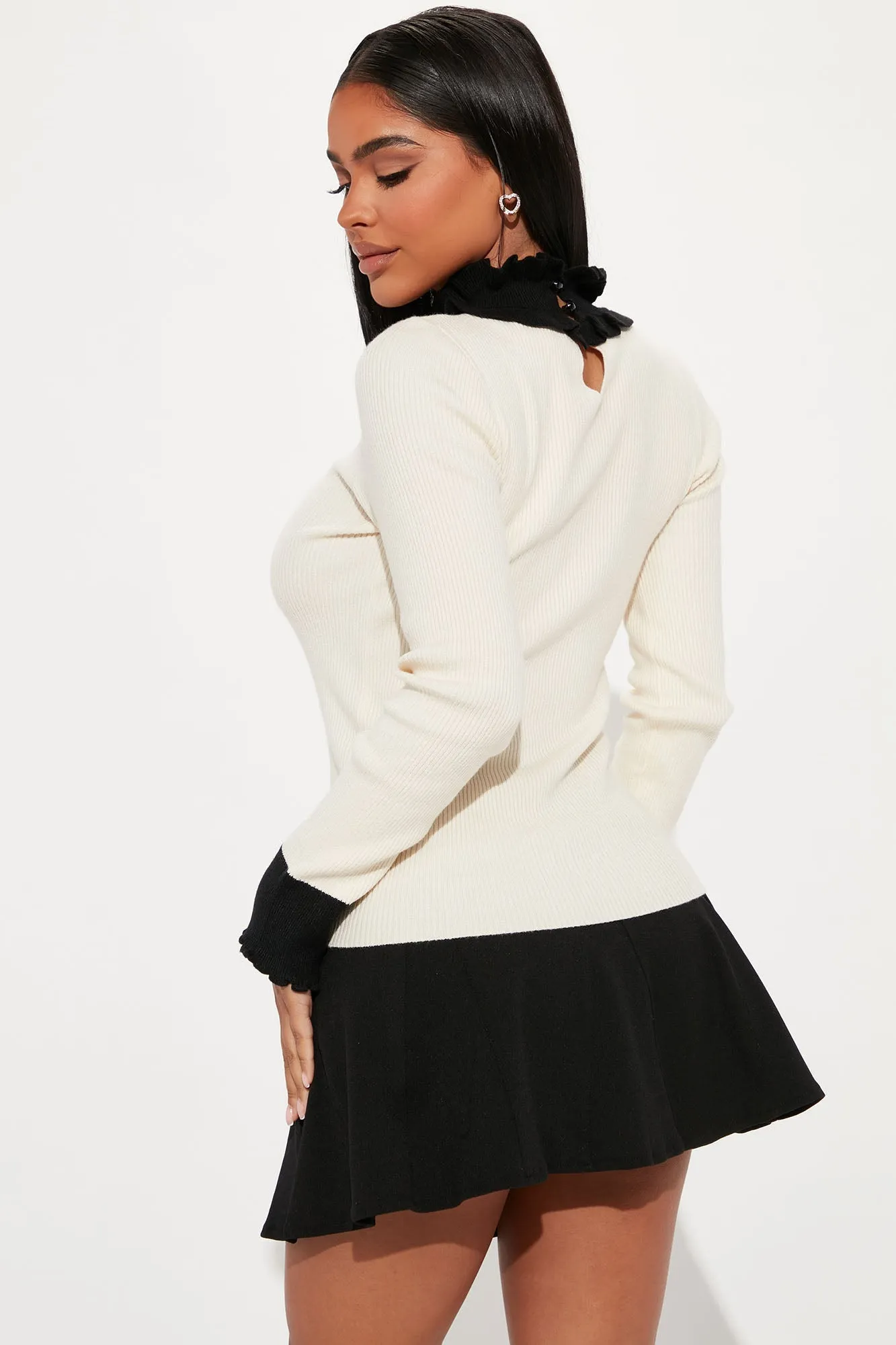 Class Me Up Ribbed Sweater - Ivory