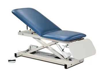 Clinton Open Base Power Casting Table W/ ClintonCleanTM Leg Rest, SKU: 80350