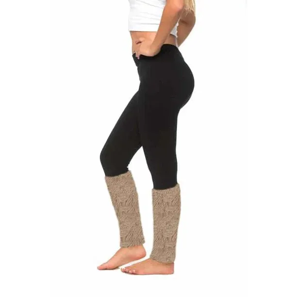 Coco Limon Women's Leggings With Fur Leg Warmers