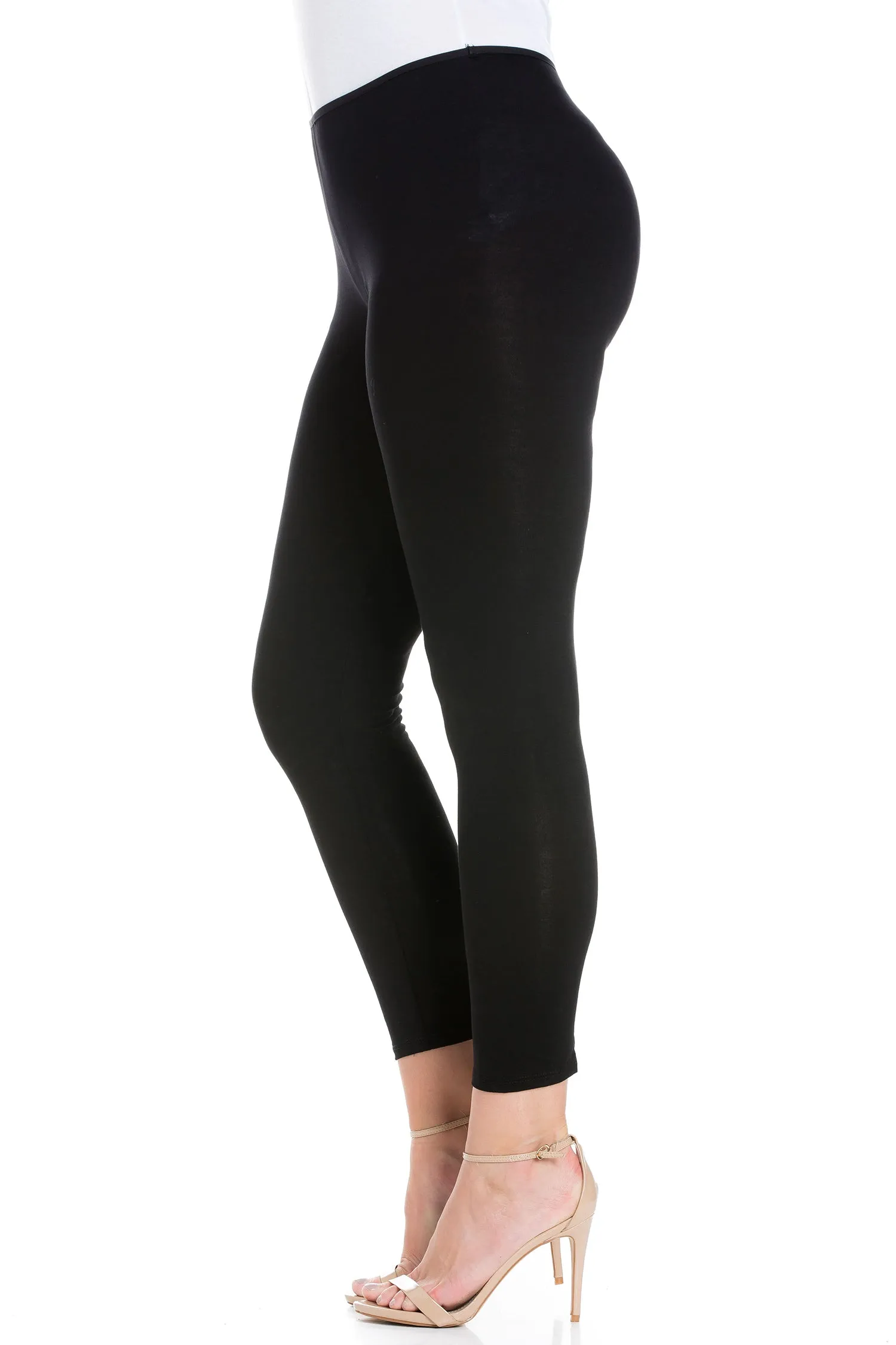 Comfortable Ankle Length Plus Size Leggings